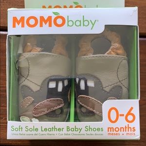 Mono Baby Soft Sole Leather Baby Shoes 0-6 months